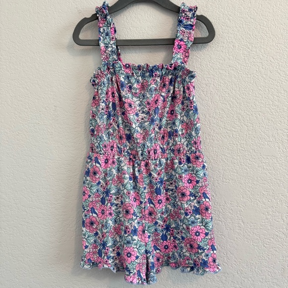 Bundle of btween Periwinkle Eyelet and Multi Floral Ropers. Size 6X. - Picture 9 of 13